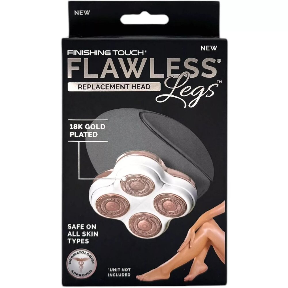 Finishing Touch Flawless Legs Replacement Shaving Head 18K Gold Plated - Picture 5 of 6
